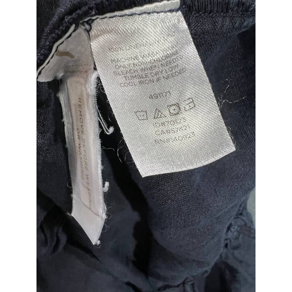 Lou & Grey linen romper overalls with shorts Y2K Size Small A008885 - Picture 3 of 6